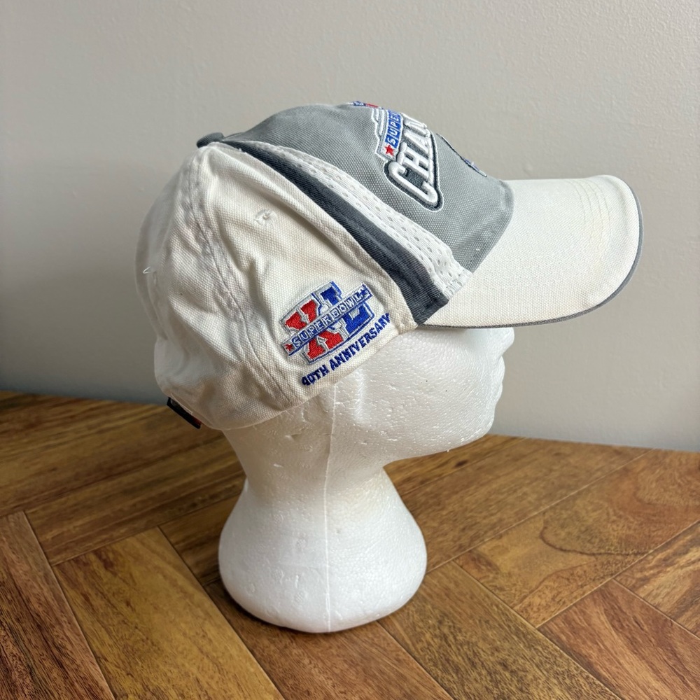 Reebok Gray White Champion Hat Steelers 2006 Super Bowl Superbowl football nfl - Picture 4 of 8
